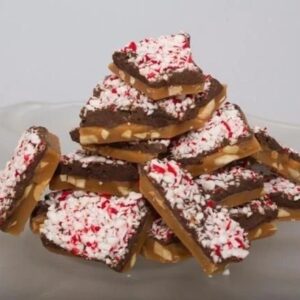 Dark Chocolate Peppermint Toffee